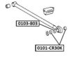 TOYOT 9038620001 Repair Kit, suspension strut